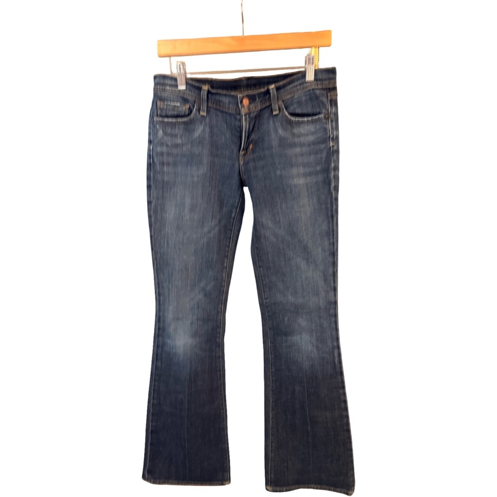 Citizens Of Humanity Blue Flare Wide Leg Jeans